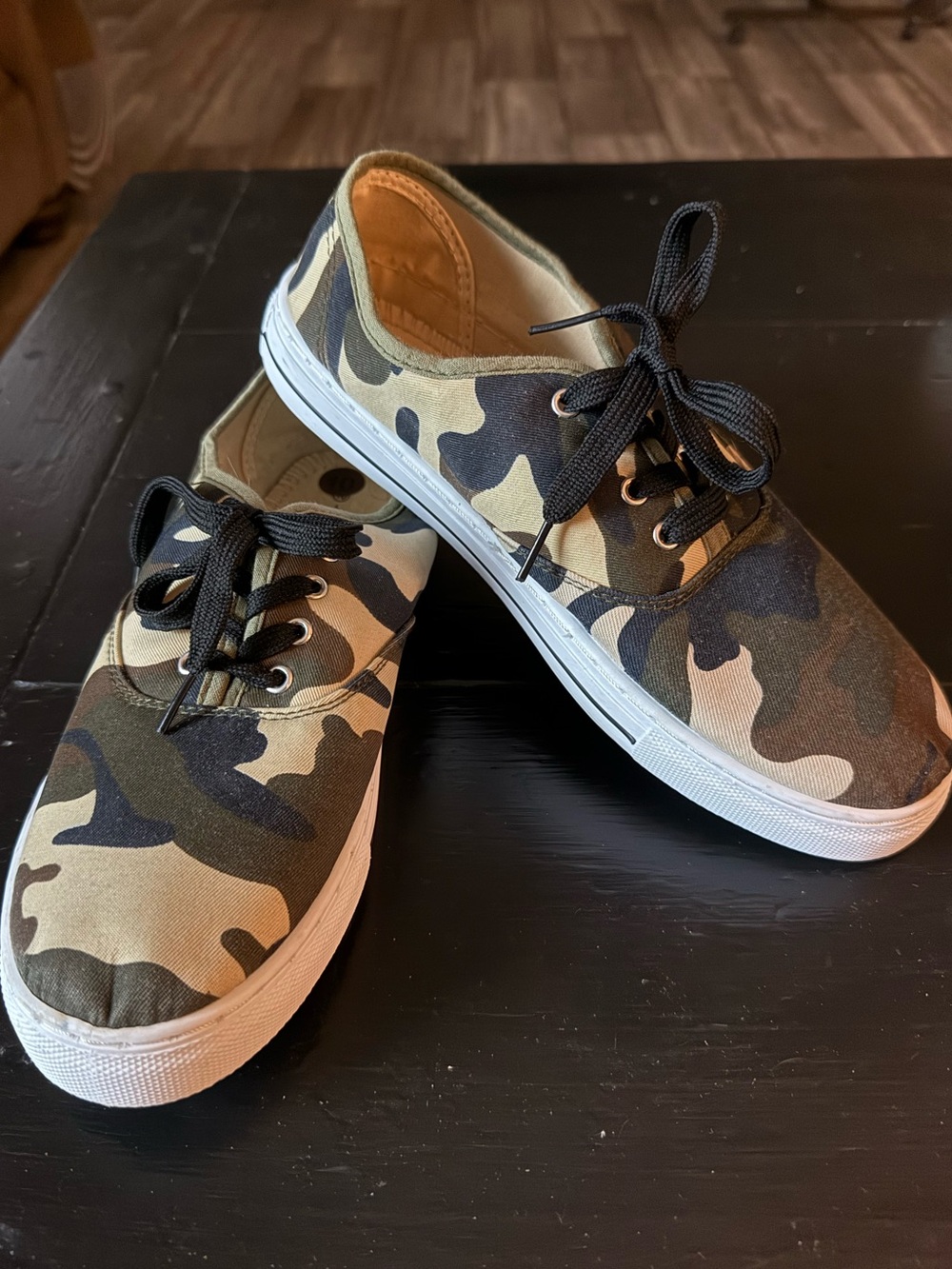 Soul Mates Camouflage Canvas Sneakers